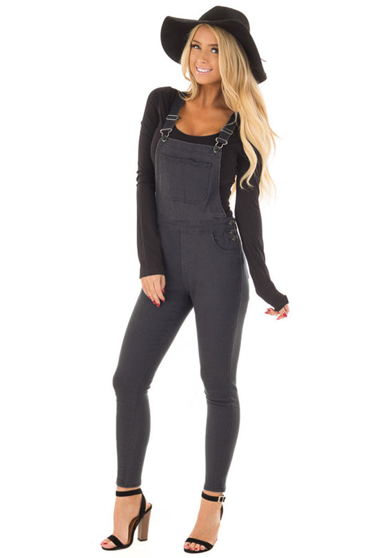 Salopeta lunga din denim Q8-18
