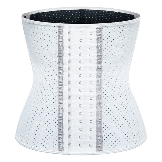 Corset brau modelator din latex cu perforatii R829-182