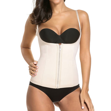 Corset tip vesta din neopren cu efect de sauna R837-152