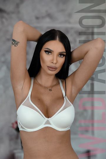 Sutien casual tip bralette cu armatura si burete R921-79