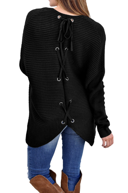 Cardigan cu maneci lungi si model la spate S716-1