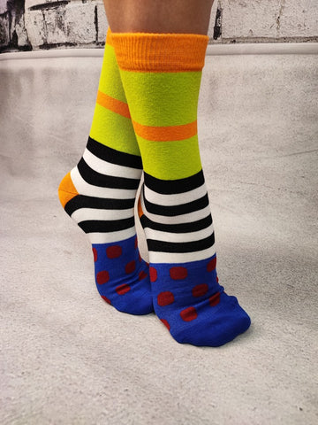 Sosete medii colorate din bumbac ultrasox STK467-100