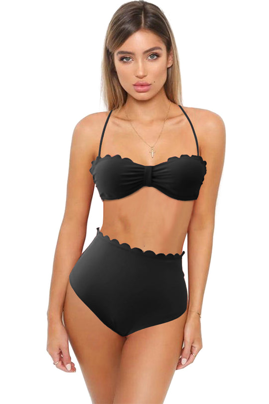 Costum de baie din 2 piese model retro SW1914-1