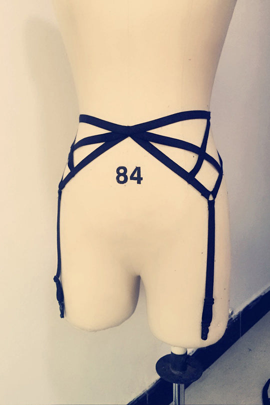 Portjartier cu 2 jartiere atasate din benzi elastice TOY244-1