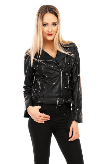 Jacheta scurta accesorizata cu stelute U589-1