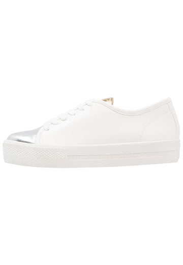 Sneakers din piele sintetica cu detalii metalice si talpa inalta CH2440-226