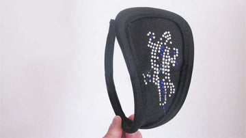 Chilot invizibil c-string cu strasuri in forma de soparla GS324-1
