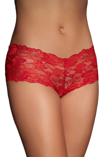 Boxeri sexy din dantela cu model floral GS877-3