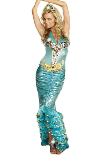 Q169 Costum Halloween sirena