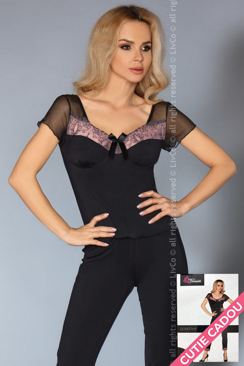 Set lenjerie eleganta top si pantaloni Livia Corsetti LIV378-1
