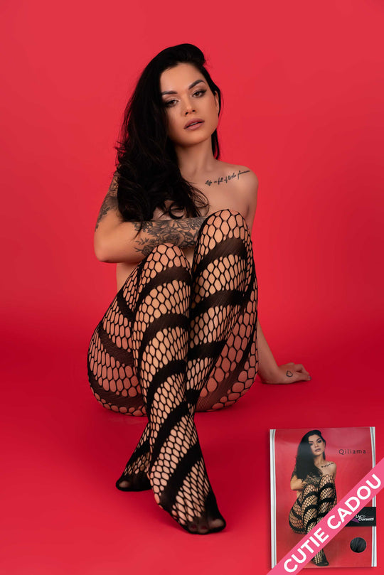 Ciorapi din plasa cu model Livia Corsetti LIV460-1