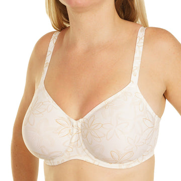 Sutien casual cu model floral Flower Minimizer W TPH119-158